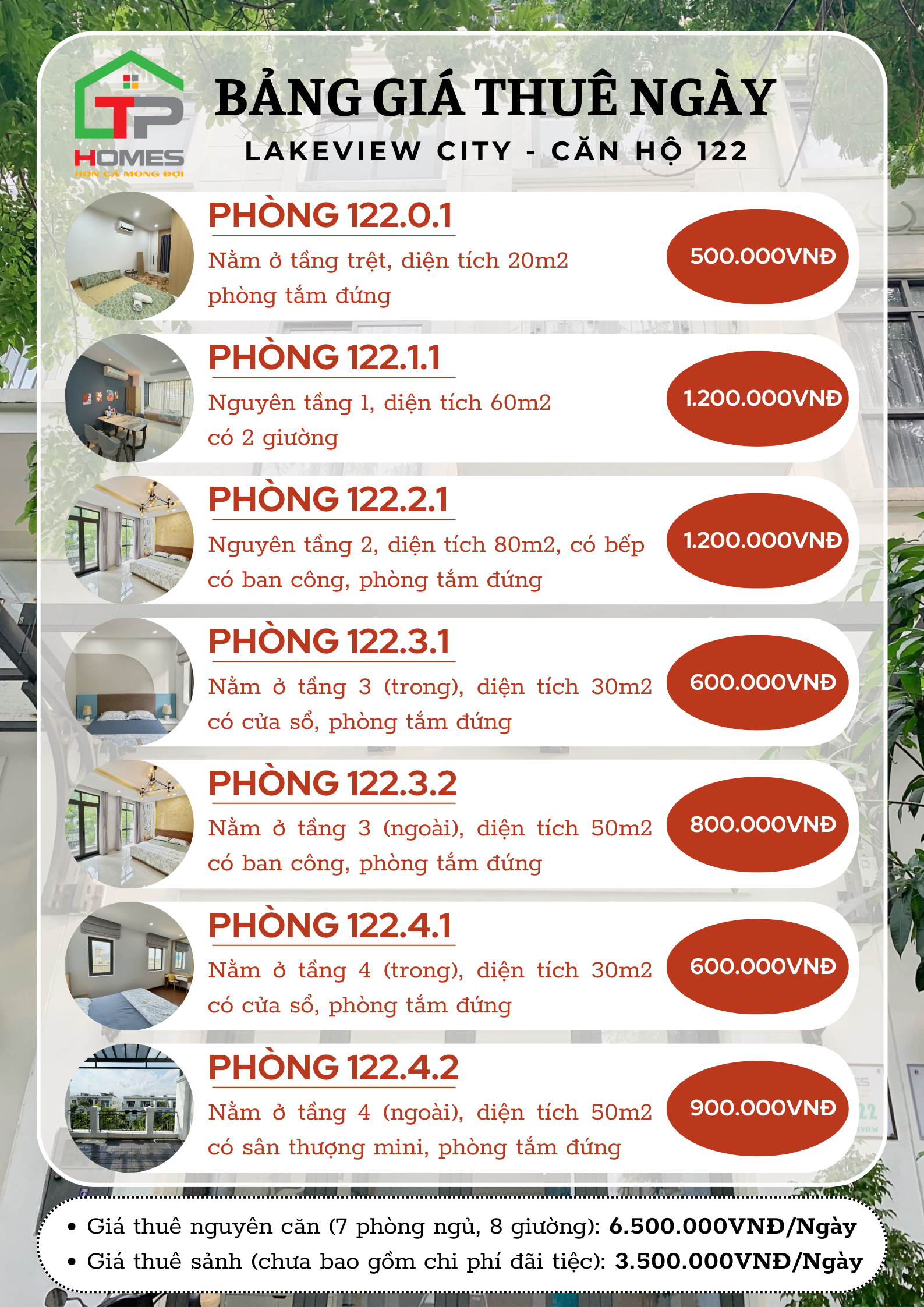 122-THUÊ NGÀY